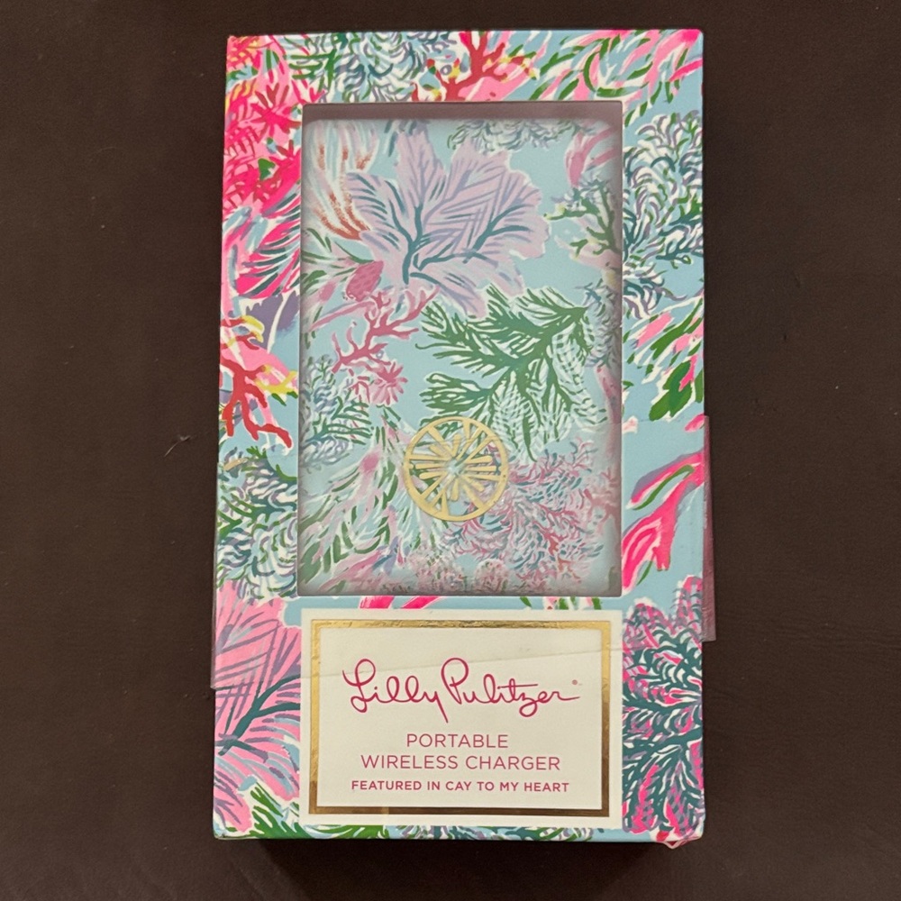 Lilly Pulitzer Floral Portable Wireless Charger